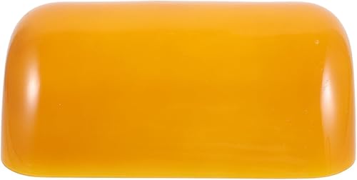 Angoily Reemplazo de pantalla de lámpara de banqueros de cristal cubierta de pantalla de vidrio retro lámpara de mesa cubierta de bombilla cubierta