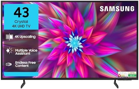 Samsung 108 cm (43 inches) Crystal 4K Vista Pro Ultra HD Smart LED TV UA43UE86AFULXL