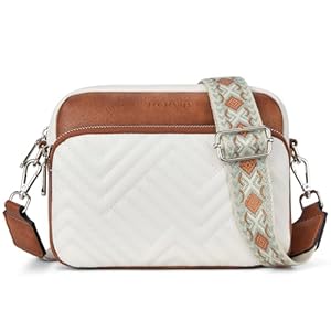 BOSTANTEN Crossbody Bags for Women Vegan Leather Purses Quilted Shoulder Handbags with Adjustable Shoulder Strap