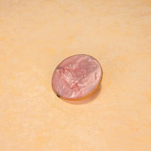 Image of Ireka Home Midnight Gold Resin Coasters (Set of 4) - Black & Gold Starry Design with Shimmering Edges and Soft Pink Accents, Perfect for Coffee Cups, Mugs & Table Decor