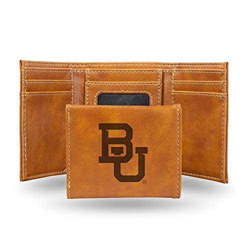 Image of Rico Industries NCAA Laser Engraved Trifold Laser Engraved Tri-Fold Wallet - Men's Accessory