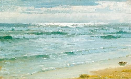 Tableau Mer de Peder Severin Krøyer toile 60x90cm pour décoration salon
