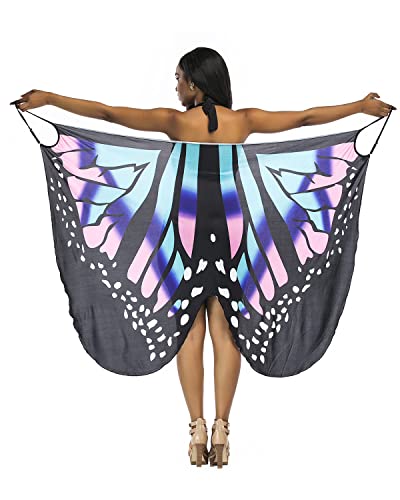 Rayson Vestido de Playa Mujer Cover Up Escotado por Detrás Sin Mangas Moda Pareos Cuello en V Beach Bikini Camisolas Pareos de Playa Abrigo Bañador Verano Beachwear,Azul Claro