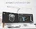 PHIVE HT-1 LED Desk Lamp, 20W Super Bright Desk Lamp with Clamp, Adjustable Gooseneck Monitor Lamp, 4 Color Modes, 5 Brightness Levels, Eye-Caring Architect Task Light for Office, Monitor, Reading