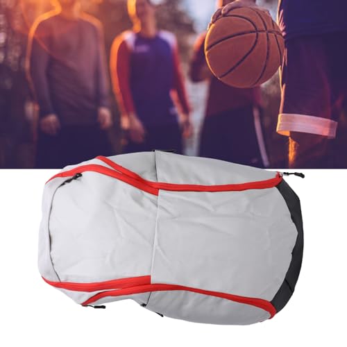Plecak z przedziałem laptopa, duża pojemność, mokra sucha segregacja, woda, lekki sportowy plecak do wysiłków (Grey White)