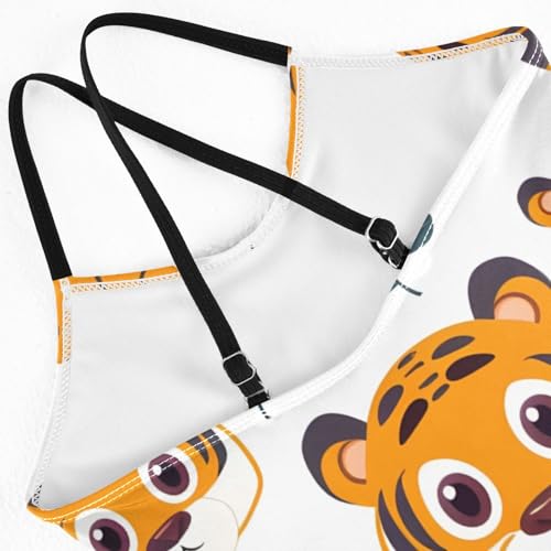 Image of Paris Eiffel Tower Theme Girls Swimsuit One Piece Bathing Suit Beach Swimwear with Adjustable Straps