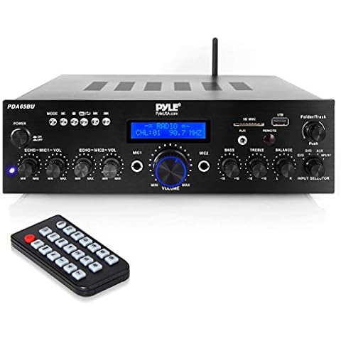 Pyle 200W Dual Channel Bluetooth Power Amplifier Cover