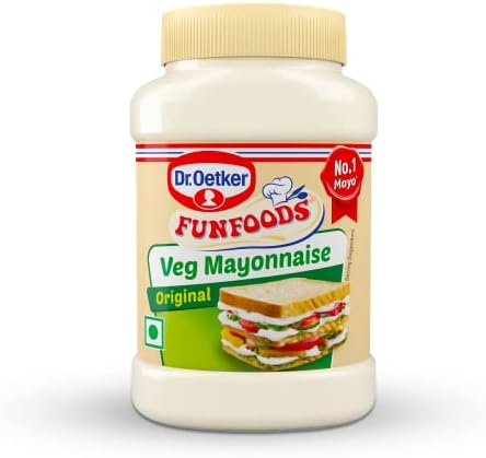 FunFoods - Mayonnaise, 275g Bottle - Veg - Eggless - India