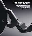 Aulumu G09 Magnetic Ring Grip | Omnidirectional Rotation | MagSafe Compatible | Aluminium Alloy Construction | Stable Dual-Sided Magnetic Attachment | Includes Handle Ring Phone Stand- Silver