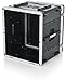 Gator Cases Lightweight Molded 12U Rack Case with Heavy Duty Latches; Standard 19.25