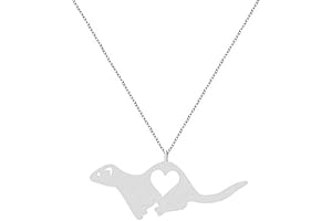 Fashion Ferret Pendant Necklace