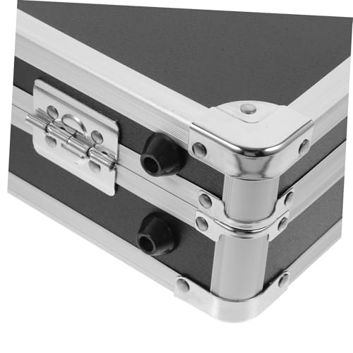 Aluminum Alloy Briefcase for Safe Document Storage Portable Tool Case Capacity Construction for Professionals and Diy Enthusiasts for Home and Travel3