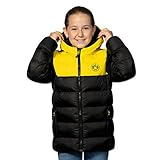 Kinder-Winterjacke in Schwarzgelb