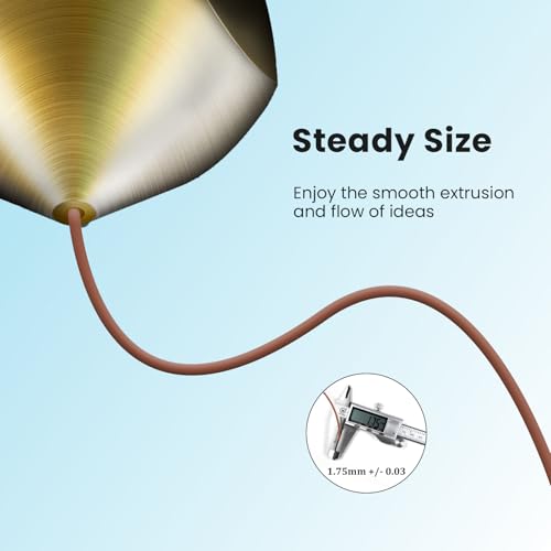 Image of PLA Filament 1.75mm Brown 1KG Perfectly Wound Accuracy + /-0.02mm PLA Basic 3D Printer Filament