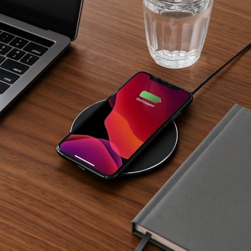 Image of 2Pcs Wireless Charger,15W Max Wireless Charging Pad Compatible with iPhone16 /16Plus /16Pro /iPhone15 /15Pro /15Plus /iPhone14 /iPhone13 /12 /11 /X /XR /XS /SE /8,Samsung Galaxy S25 /S24 /S23 /S22 /S21 /S20 /S10 (black)