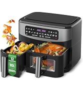 Friteuse Sans Huile Four 15l XXL Friteuse à Air Avec Fenetres Air Fryer