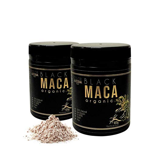 Maca Peruana Black (Preta) Maca, Color Andina Food, 2 potes de 100g