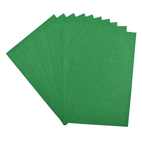 Image of OON Craft Sheet A4 Green Color 10pcs Felt Sheet (Green)