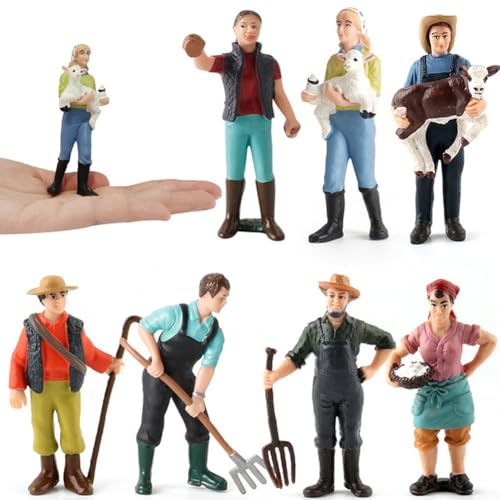 Modèle miniature traîne les gens, figurines de simulation colorées pour les amateurs de train et les collectionneurs (ZQ699)