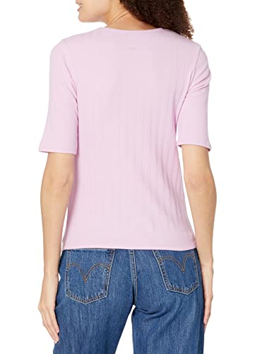 Image of Vince Women's Elbow Sleeve Crew Neck Top