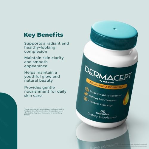 NutraVibe DermaCept Capsules, 5 Pack (300 Capsules) — view 7