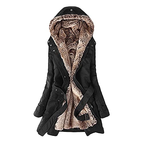 Parka à capuche isolante manteau chaud amincissant à fermeture éclair