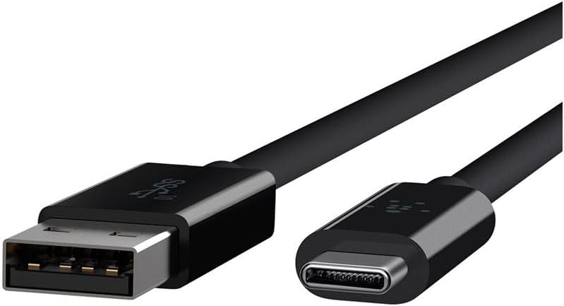 3.1 USB A To USB C Cable Compatible W/ Thunderbolt 3 - USB C Cable For Macbook Pro, Galaxy & More - Data Transfer Up To 10gbps - For USB C, Thunderbolt 3 Devices & Ultra Hd - 3.3ft/1m - Black