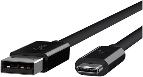 Belkin USB 3.1 USB-C - USB-A Kablosu, 0,9 m (USB-IF Sertifikalı, 10 Gbps, Ultra HD 4k), Siyah