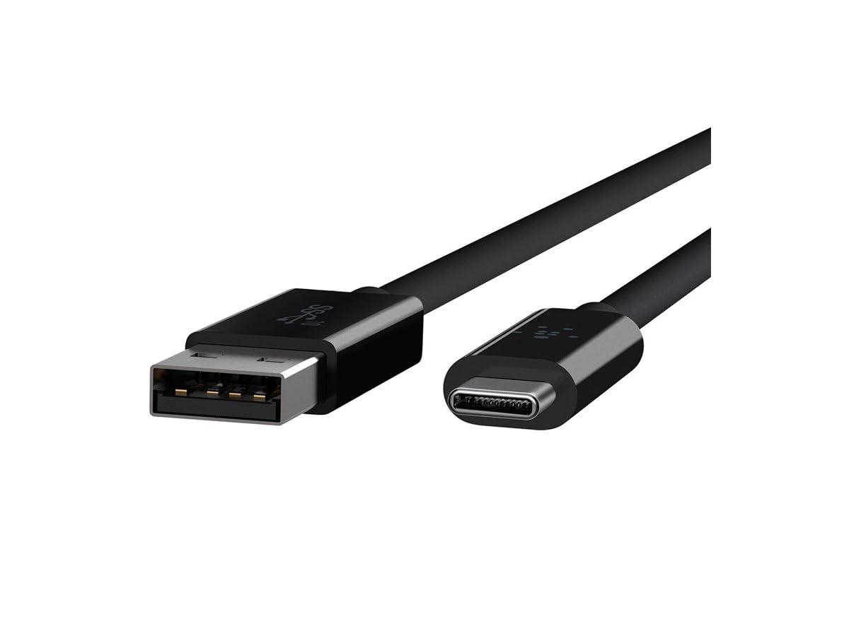 Belkin USB 3.1 USB-C - USB-A Kablosu, 0,9 m (USB-IF Sertifikalı, 10 Gbps, Ultra HD 4k), Siyah