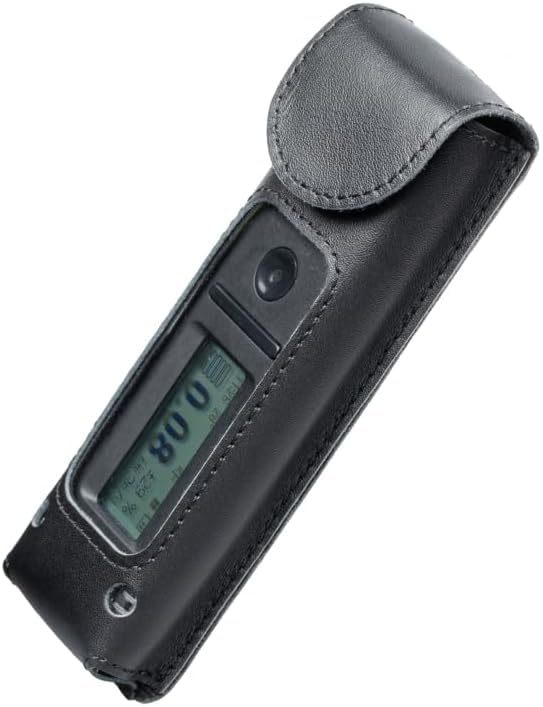 Radiacode real leather protective case with hanging ring and belt loop