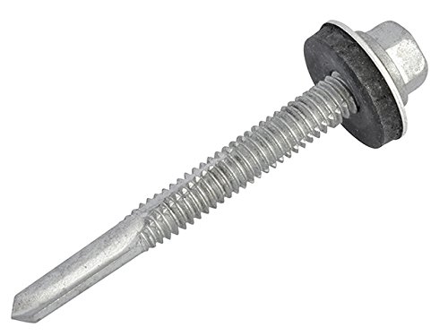 TechFast Heavy Duty Sheet to Steel Roofing Screws, Multi-coloured, 5.5 x 51mm - Image 3