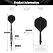CyeeLife Professional Soft Tip Darts Set 18 Grams with 30 Extra Dart Tips and Gift Storage Box,Darts Plastic Tip
