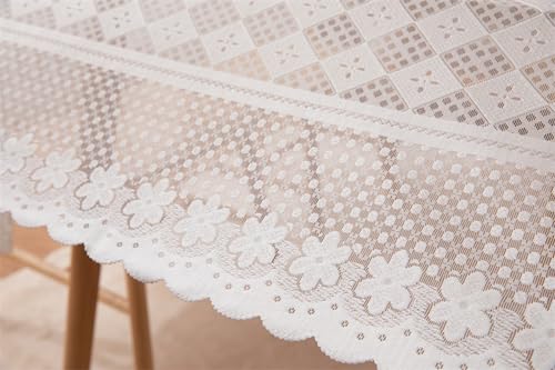 Nappe blanche KnSam 130x180 pour protéger la table des taches sans plastique - 7