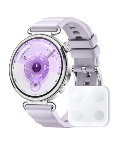 【体組成計セット】HUAWEI WATCH GT 6 41mm スマートウォッチ 最長14日間バッテリー 情緒/健康モニタリング 100種類以上スポーツモード GPS搭載 登山/ゴルフ/サイクリング iOS & Android対応 パープル