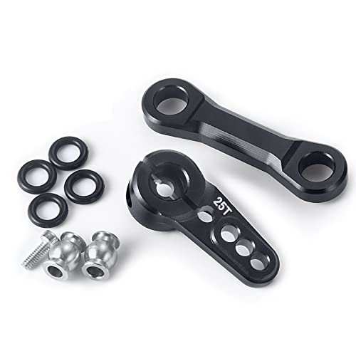 Axspeed Metal Steerling Rod Tie Links With 25T Servo Arm Horn For 1:8 Kraton Rc Truck Upgrade #TOP2