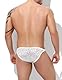 Casey Kevin Herren Sexy Slips, Sexy Unterwäsche Für Mann Transparente Spitze Slip Low Rise Atmungsaktiv Underwear