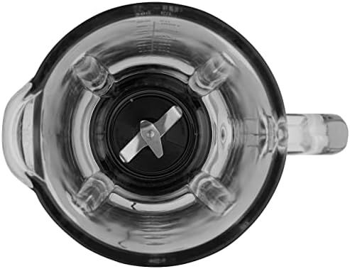 Russell Hobbs 25192 Retro 1.5 L Glass Jug Blender, Dishwasher Safe Jug, Anti-Slip Feet, Retro Dial Display, 3 Speed Settings, Glossy Finish, Vintage Design, Max. RPM 20,000, 800 W, Cream, Black