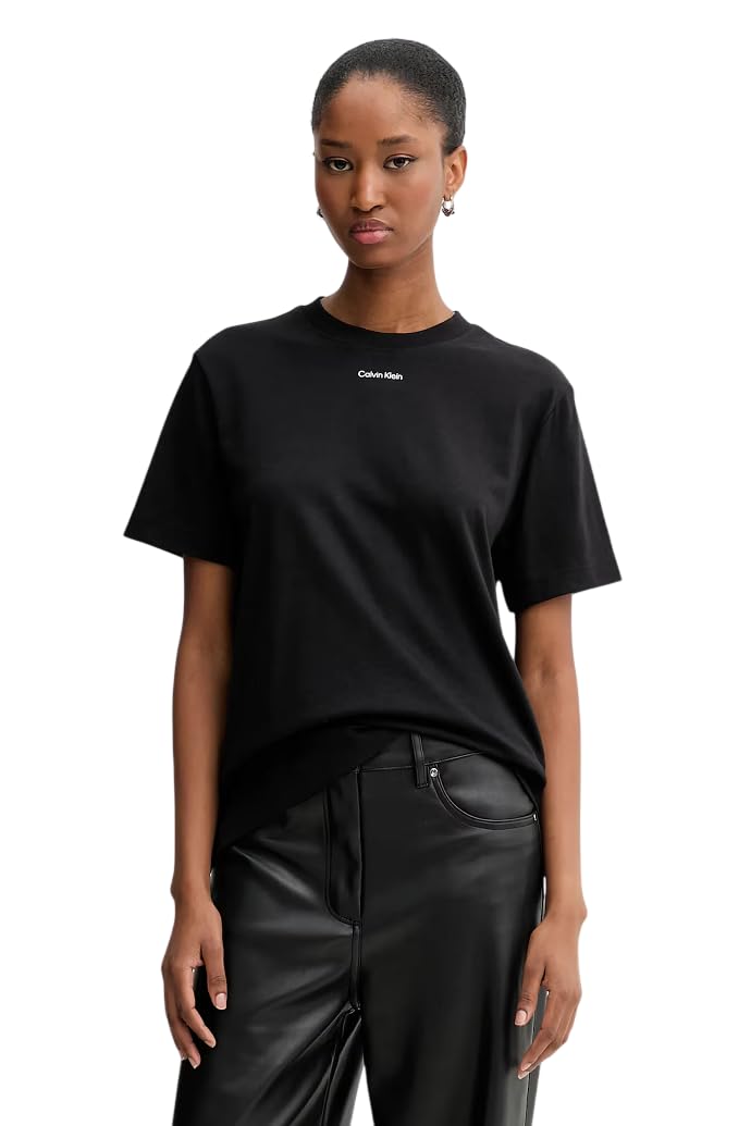 Kadın SS 20s CLASSIC LOGO TEE T-Shirts Black XS