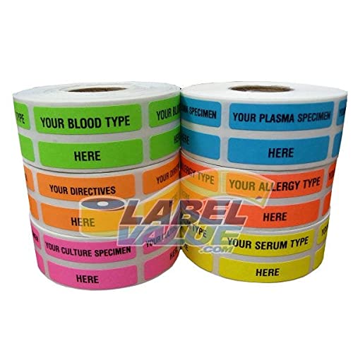 Brand - Custom Printed .375” x 1.625” Custom Stickers - 1000 Labels/Roll | Customizable with Text and Graphics - Use for Business or Personal Projects