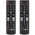 Pack of 2 AKB76040302 Universal Remote Control Replacement Compatible for LG Smart TV UHD TV UP70 UP75 UP76 UP80 UP87 Series OLED TV A1 A2 B1 B2 C1 C2 G1 G2 Z2 ZX Series QNED Mini-LED TV (2022 Model)