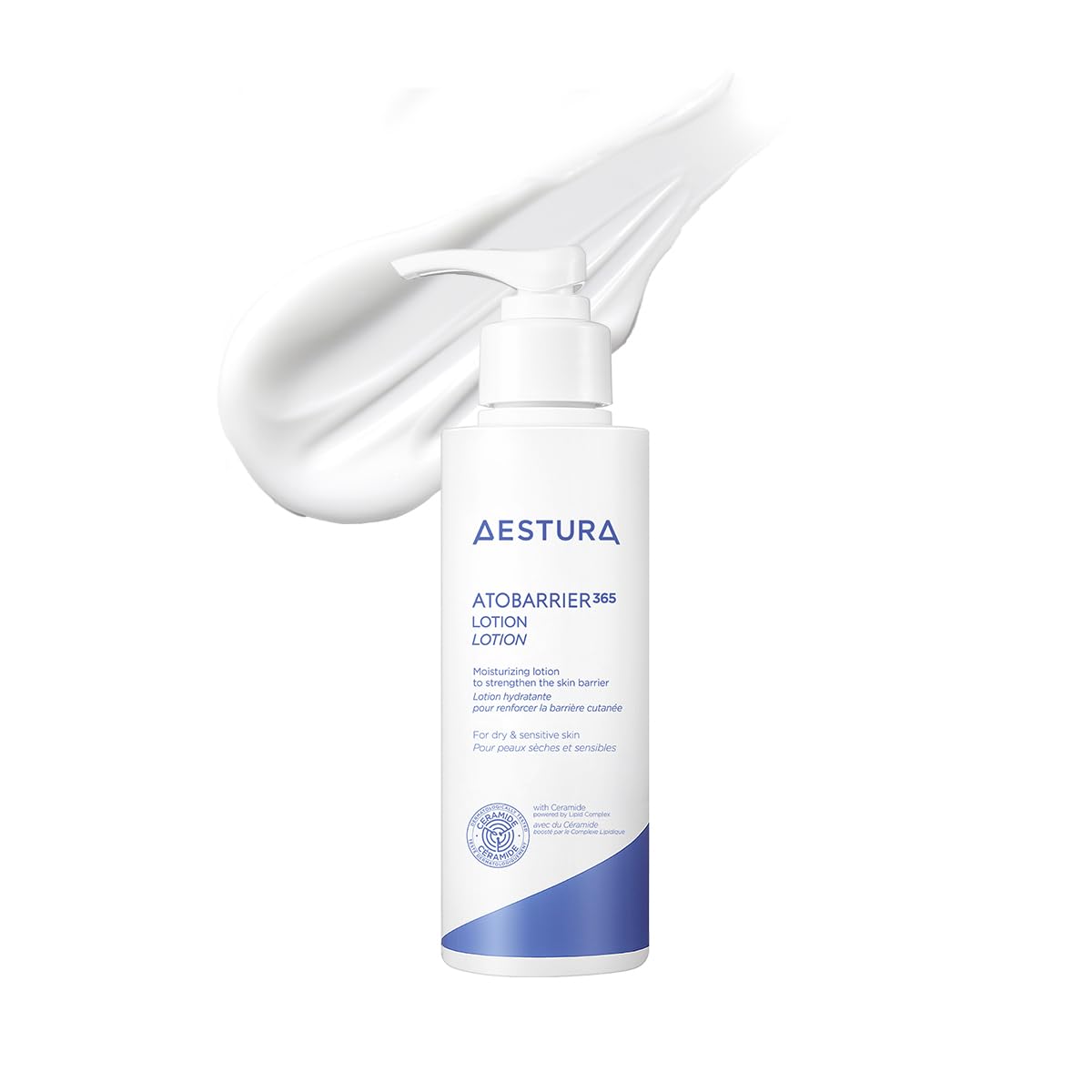 AESTURA ATOBARRIER365 CERAMIDE LOTION | Lightweight Face Moisturizer for Normal to Dry Skin for Men and Women | 5.07 oz, 150ml