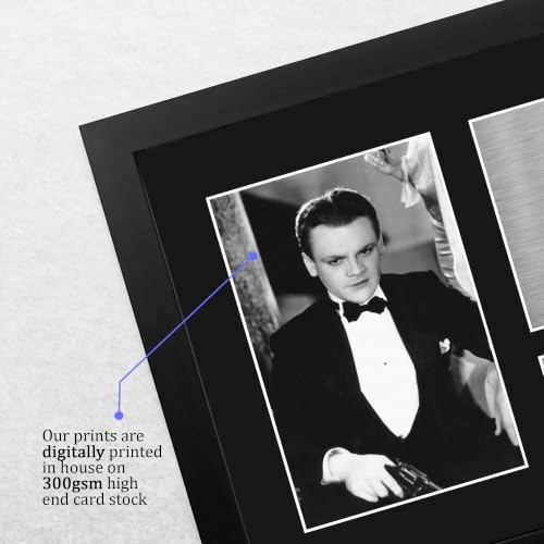 Memorabilia de James Cagney enmarcada A4: proteja su pasión por The Public Enemy del deterioro 4