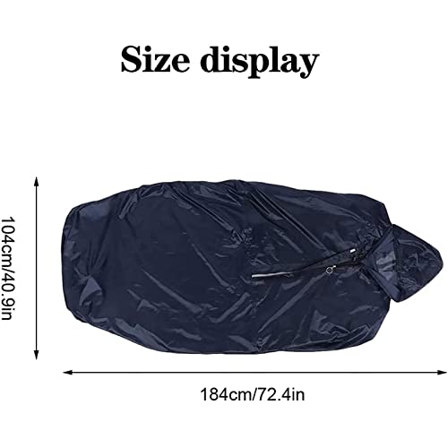 Imperméable pour fauteuil roulant avec élastiques de maintien bas
