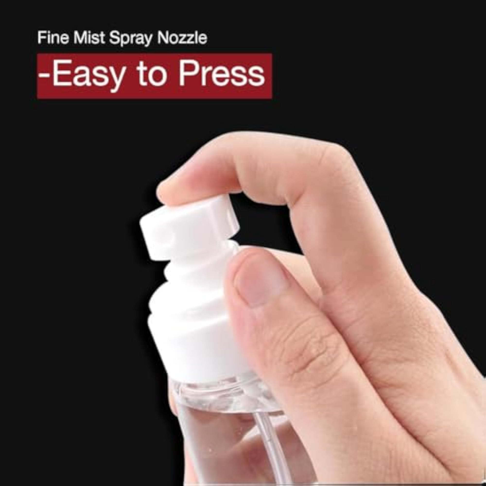 Small Spray Bottle for Hair Mist, 100ml Refillable