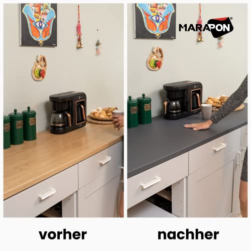 MARAPON® Pellicola adesiva per mobili in grigio