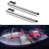 Boaton Marine Navigation Lights - Night Fishing, No Drilling Adhesive Install, Courtesy & Interior Lights for Pontoon, Bass, Jon, Jet Ski, Kayak, White