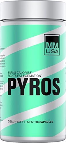 MMUSA PYROS FAT BURNER ACCELERANT, Premium 30 Day Supply, 90 Count by MMUSA