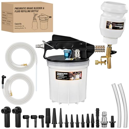 GOOACC Pneumatic Brake Bleeder Kit with Accessories