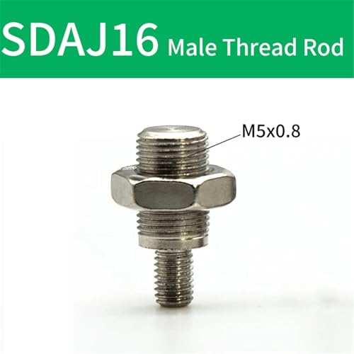 Cilindro neumático SDAJ16e con carrera ajustable y doble efecto 3