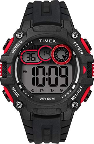 Timex Mens Digital Watch with Silicone Strap TW5M27000